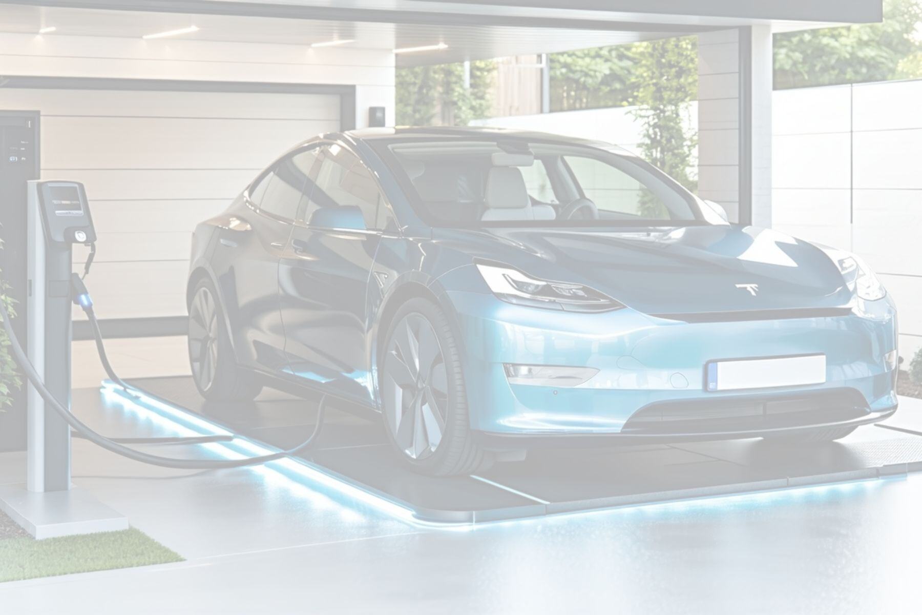 Wireless at home electric vehicle charger
